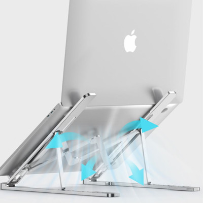 Giá Đỡ Laptop Hợp Kim Nhôm Cao Cấp FIRO F39 - Đế Tản Nhiệt Cho Laptop,Macbook,Máy Tính Xách Tay,Gấp Gọn Tiện Lợi - 10 Vị Trí Điều Chỉnh Góc Độ - Tương Thích Với Các Dòng Laptop/Macbook 11 - 17inch Và Tất Cả Máy Tính Bảng - Hàng Chính Hãng