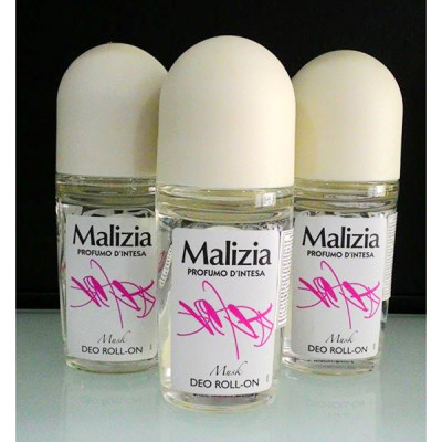 Lăn khử mùi Malizia Profumo Musk 50ml (nữ) tặng kèm móc khóa