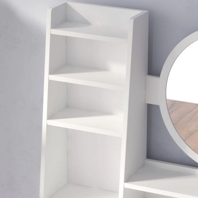 Bàn phấn gương tròn kiểu dáng thanh lịch SMLIFE Mercury