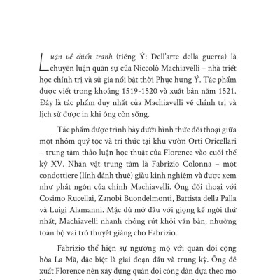 Sách - Luận Về Chiến Tranh