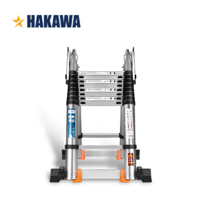 Thang nhôm rút đôi chữ a Nhật Bản HAKAWA HK256 (5,6M) - Phân phối chính hãng - Nhỏ gọn tiện lợi