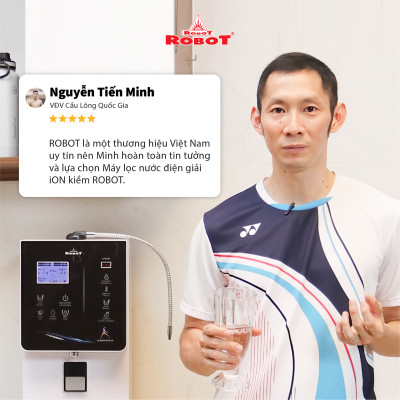 Máy Lọc Nước Điện Giải Ion Kiềm ROBOT iONKing 711 Chế Độ Nóng Nguội Lạnh - Hàng Chính Hãng
