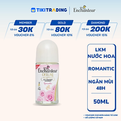 Lăn Khử Mùi Hương Nước Hoa Enchanteur Romantic 50ml - 1012061