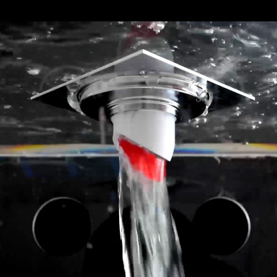 Ga thoát sàn ngăn mùi cho máy giặt đồng mạ crom Hiwin FD-1101W kích thước 100x100