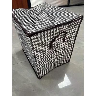 Túi Đựng Quần Áo Giỏ Đựng Đồ Chăn Mền Chống Thấm Nước Hoa Văn Đẹp Chất Liệu Bạt Dày Dặn Có Lựa Chọn Mẫu Sọt - Giao Màu Ngẫu Nhiên