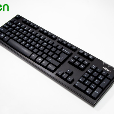 Bàn phím Gaming không dây Fuhlen L411w, Tuổi thọ 20 triệu lần nhấn, BH 2 năm, Tặng kèm pin- Hàng chính hãng