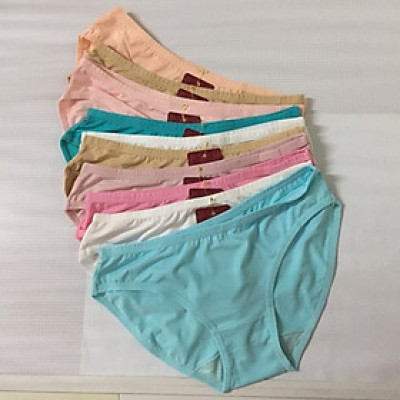 COMBO 10 QUẦN LÓT NỮ THUN LẠNH MÀU NGẪU NHIÊN.