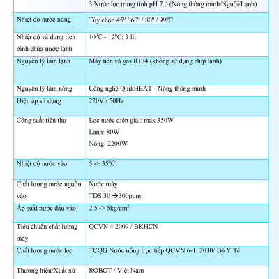 Máy Lọc Nước Điện Giải Ion Kiềm ROBOT IonKing 711 Chế Độ Nóng Nguội Lạnh  - Hàng Chính Hãng