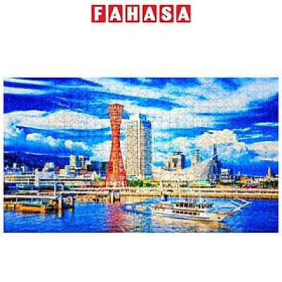 Tranh Xếp Hình 750 Mảnh 60 x 40 cm - Tháp Cảng Kobe, Nhật Bản - Minh Châu 750-013