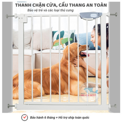 Chặn Cửa Chặn Cầu thang an toàn, chắn cửa dày nặng, thanh chặn cửa cao 79cm bảo vệ bé an toàn
