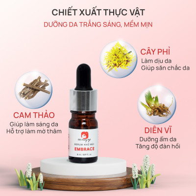 Serum khử mùi Embrace ngăn mùi hôi nách hôi chân hỗ trợ giảm mồ hôi và làm sáng vùng da dưới cánh tay
