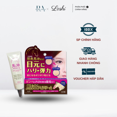 Kem dưỡng mắt dầu ngựa Loshi Moist Aid Eye Cream BA