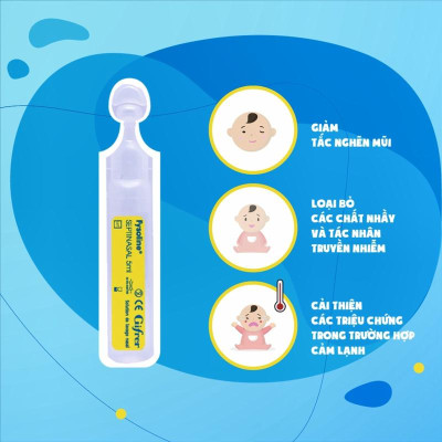 Fysoline - Nước muối sinh lý Pháp - Vệ sinh mắt, mũi, miệng cho bé và người lớn