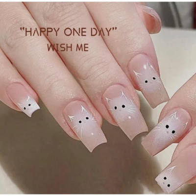 Sticker Con Mèo 5D, Miếng Dán Hình Con Mèo Xinh, Cao Cấp, Trang Trí Móng, Dành Cho Thợ Nail, Làm Nail Đẹp, Siêu Dễ Thương Nữ Sơn Gel