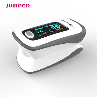 MÁY ĐO NỒNG ĐỘ OXY BÃO HÒA TRONG MÁU SPO2, PR, PI JUMPER JPD-500F Kết nối bluletooth với điện thoại, màn hình OLED ( FDA hoa kỳ chứng nhận )
