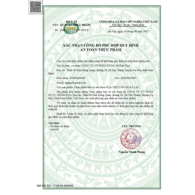 Thư Cân Hoạt Lạc PQA Hỗ Trợ Khu Phong, Bổ Gan Thận Dùng Cho Người Đau Lưng Mỏi Gối, Thoát Vị Nghĩa Đệm Hộp 12 Gói