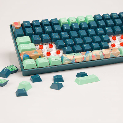 Bàn phím cơ không dây Newmen GM1000 Spring Kailhbox white/Red - Hàng Chính Hãng 