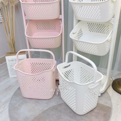 Kệ đựng đồ đa năng 3 tầng có bánh xe dễ dàng di chuyển