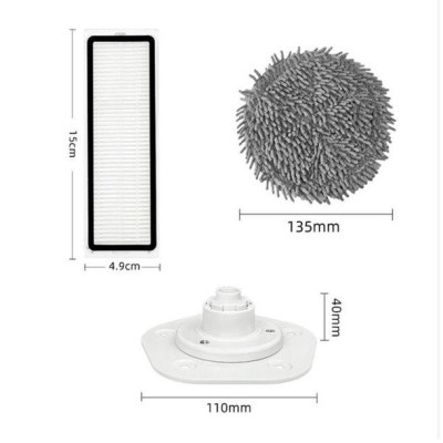 Phụ Kiện Khăn Lọc Chổi Thay Thế Cho Robot Hút Bụi Mijia Pro STYTJ06ZHM