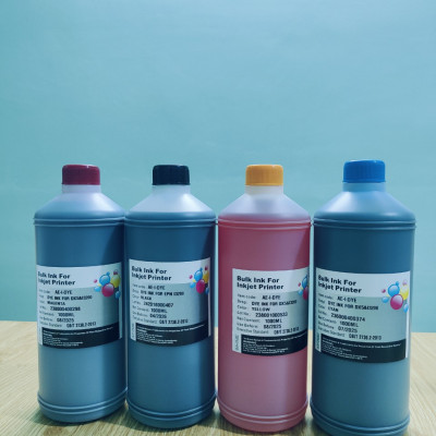 Mực nước dye ink màu đen (BK)  tương thích Epson Dx5 I3200 chai 1 lít, hàng nhập khẩu.