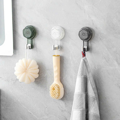 Móc Treo Hút Chân Không Bắc Âu Siêu Dính Chống Thấm Nước - Treo Chìa Khóa, Khăn Tắm, Vật Dụng MÀU NGẪU NHIÊN - HÀNG CHÍNH HÃNG MINIIN