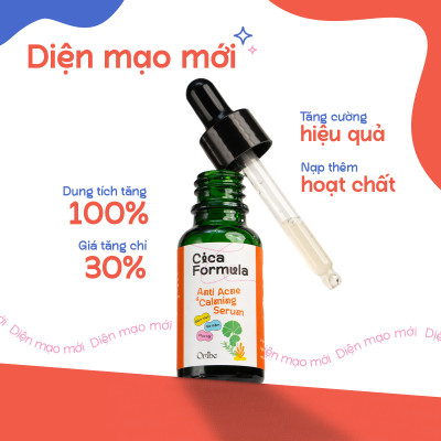 Serum rau má giảm mụn Oribe dịu nhẹ giúp mờ thâm phục hồi da hỗ trợ kiềm dầu 20ml