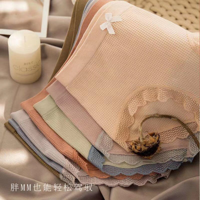 Quần Lót Nữ - Combo 5 Chiếc Quần Chip Nữ Cotton Viền Ren Đính Nơ - Quần Lót Nữ Cotton Cao Cấp Mã QL04 - Freesize từ 40-60kg