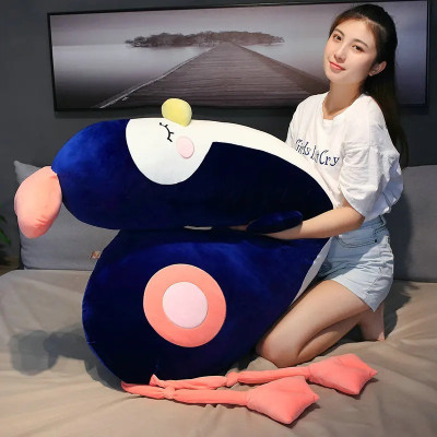 Thú nhồi bông chim cánh cụt dài nhiều màu - Size 110cm - Quà tặng gấu bông chim cánh cụt nhồi bông có kẹp chân cho mẹ bầu.