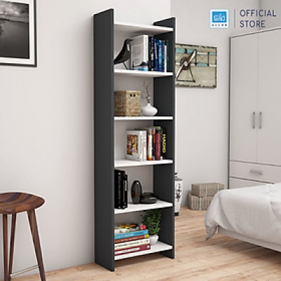 Kệ Gỗ Để Sàn Nhiều Ngăn Dài 48.6cm, Cao 155cm Rộng 22cm SIB Decor KSG10