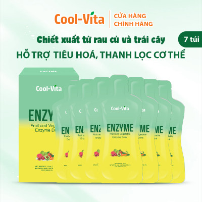 [Mua 4 tặng 1] Combo Enzyme Chiết Xuất Từ Trái Cây và Rau Củ Hỗ Trợ Tiêu Hoá, Thanh Lọc Cơ Thể & Collagen Uống Hỗ Trợ Trẻ Hóa Sáng Da Coolvita