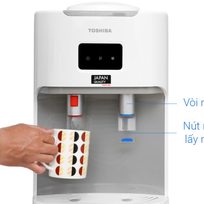 Cây nước nóng lạnh Toshiba RWF-W1664TV(W1) - Hàng chính hãng