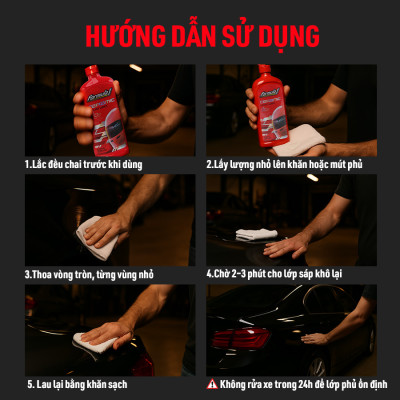 Sáp Phủ Bóng Sâu Ceramic SiO2 FORMULA 1 617029 473ml Bảo Vệ UV Độ Bóng Cao Bền Màu - Nhập Khẩu Chính Hãng