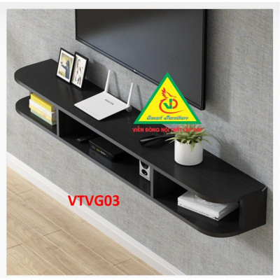 Kệ Ti Vi Treo Tường Trang Trí VTVG03 - Nội Thất Lắp Ráp