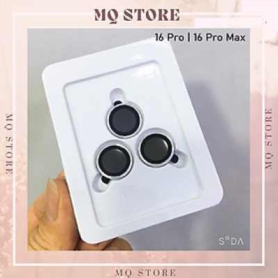 Vòng bảo vệ camera cho iPhone 16 Pro Max , 16 Pro chống trầy xướt, màu nguyên bản ( hàng chính hãng)