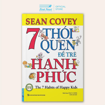 Sách - 7 Thói Quen Để Trẻ Hạnh Phúc - Song Ngữ