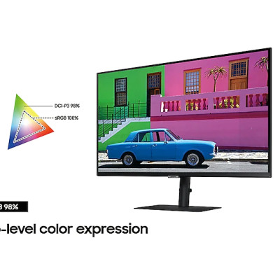 Màn hình đồ họa Samsung ViewFinity S8 UHD LS32B800PXEXXV( 32 inch ( 3,840 x 2,160 ) IPS / 60Hz / 5ms / Display Port / HDMI / USB Hub / USB - C Charging 90W ) - Hàng Chính Hãng