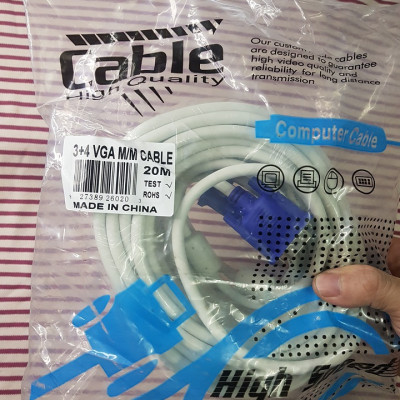 Cáp VGA - cáp nối máy tính với màn hình, máy chiếu từ 3 mét đến 30 mét - Hàng chính hãng
