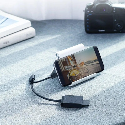 Ugreen UG20203CR127TK 15CM màu Đen Bộ chuyển USB 3.0 sang đọc thẻ TF + SD hỗ trợ OTG cao cấp - HÀNG CHÍNH HÃNG