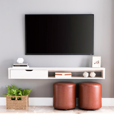 Kệ tivi treo tường hiện đại cho phòng khách SMLIFE Topher