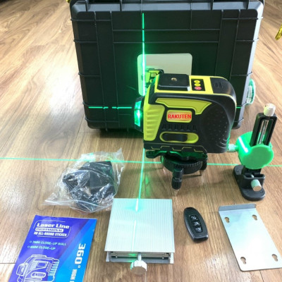 Máy cân bằng laser RAKUTEN 12 tia xanh siêu sáng - Máy bắn cốt, Máy cân mực, Máy đánh thăng bằng tia laser thế hệ mới 2021 - Hàng chính hãng