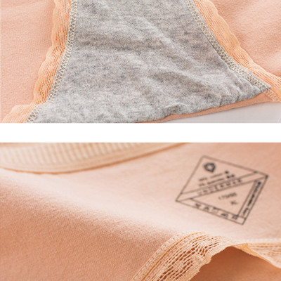 BỘ 5 quần lót nữ COTTON viền ren gợi cảm, co giãn tốt LW002