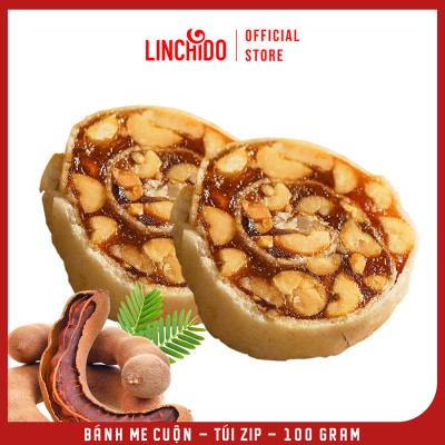 Bánh Me Cuộn - Đặc Sản Đồng Tháp - Túi Zip 100 Gram