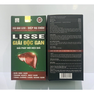 Lisse giải độc gan - hộp 45 viên
