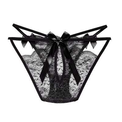 Quần lót nữ xẻ đáy gắn nơ quyến rũ