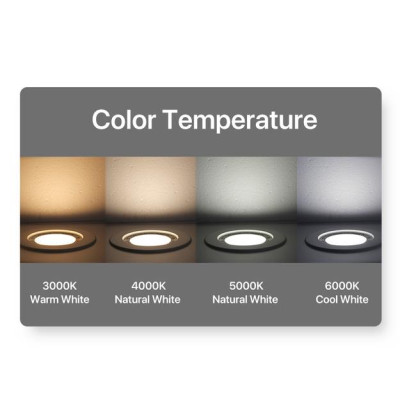 Đèn Led tích hợp UVC khử khuẩn tự động- Đèn downligt âm trần 3 chế độ - Hãng 59S - Hàng chính hãng