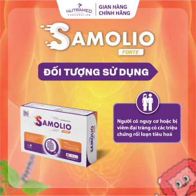 Viên uống Samolio Forte hỗ trợ viêm đại tràng cấp tính, mãn tính (30 viên) - Nutramed