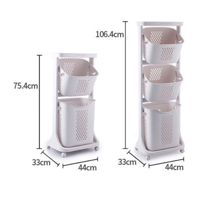 Kệ đựng đồ đa năng 3 tầng có bánh xe dễ dàng di chuyển