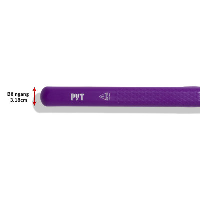 Máy Kẹp Tóc Bằng Sứ PYT Ceramic Styling Tool (2 trong 1) - Màu Tím - Công Nghệ Nhiệt Hồng Ngoại Xa - Có Thể Duỗi, Uốn Lọn Hoặc Uốn Cúp
