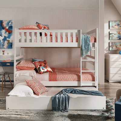 [Miễn phí vận chuyển, lắp đặt] Giường tầng xuất khẩu Leeds 1m4/1m4 - IBIE