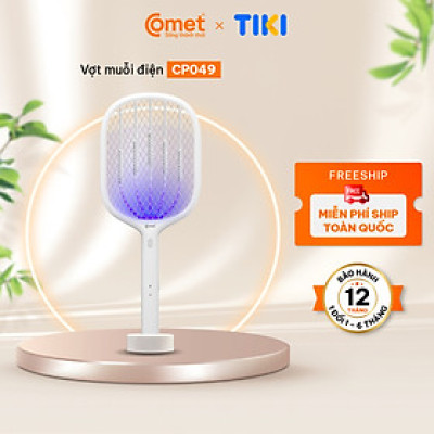 Vợt muỗi điện Comet CP049 Pin Lithium 500mAh sạc 2h dùng 10 ngày BH 12T cổng sạc type C
